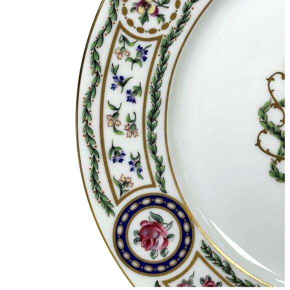 Haviland Limoges "Louveciennes" Dinner Plate 10.5" France-Set of 8-Pristine Mint - Picture 5 of 10